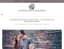 Tablet Screenshot of luminephotography.com